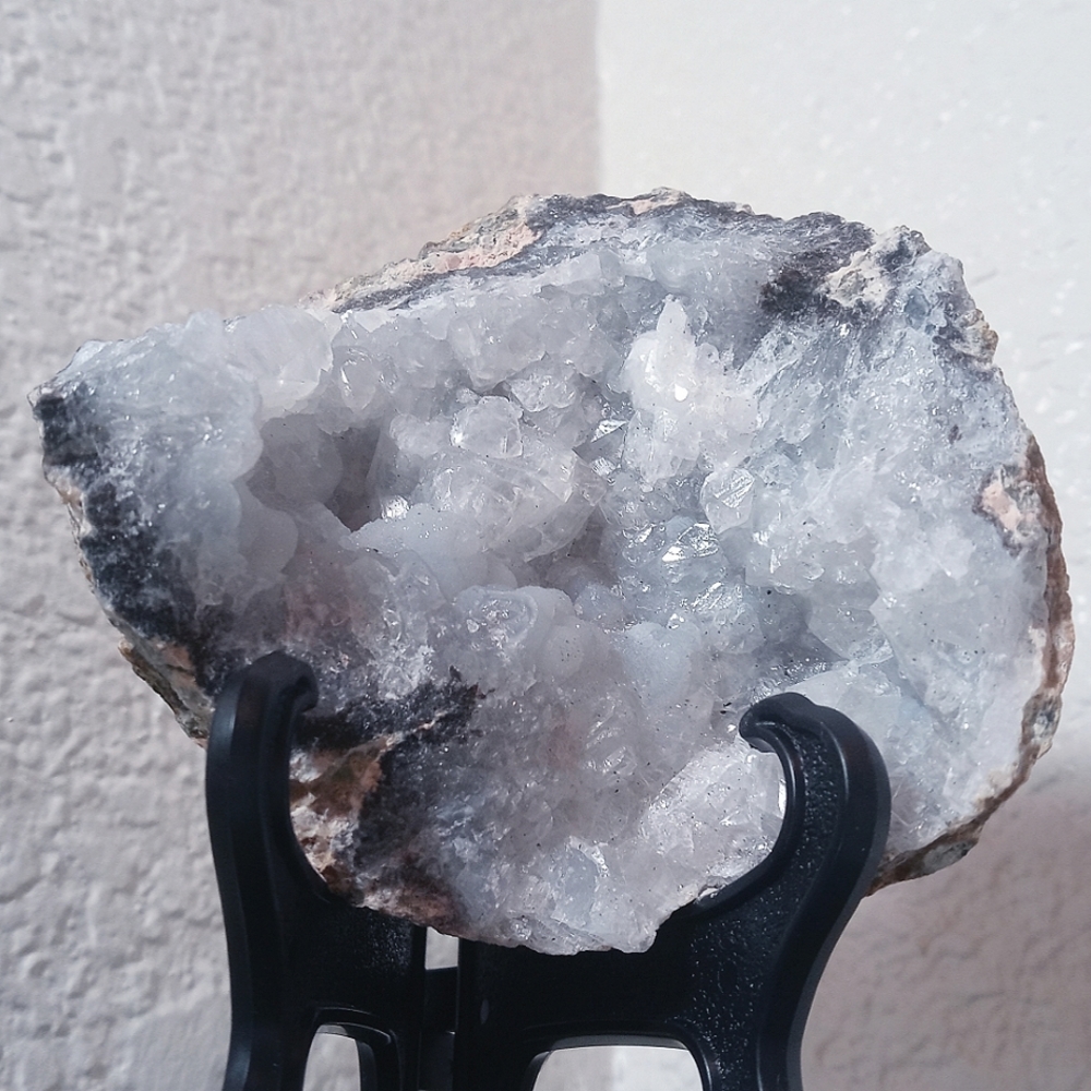Calcite Geode with Geoithe Inclusions - Picture 2 of 5